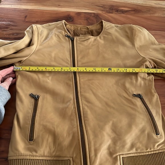 Gap Retro Look Soft Leather Jacket sz medium - Picture 12 of 14